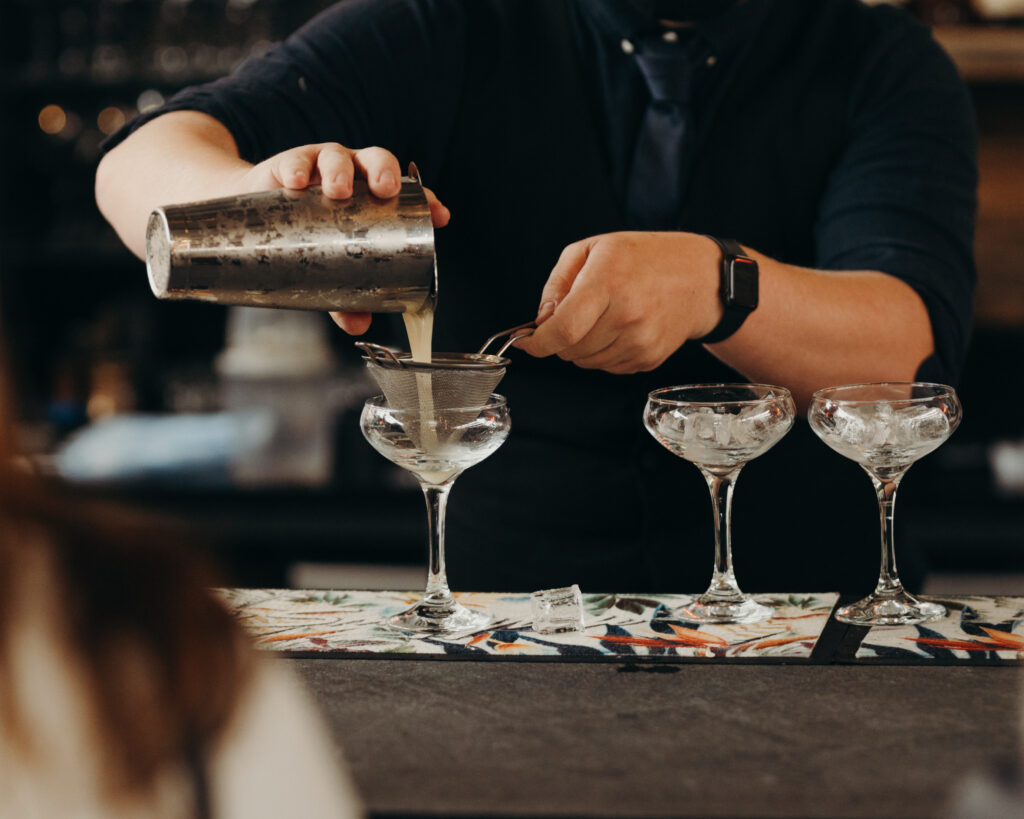 Pouring Cocktails