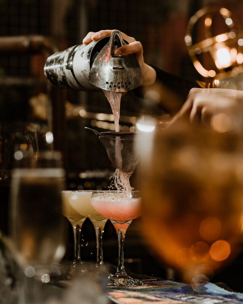 Budgie Pouring Cocktail