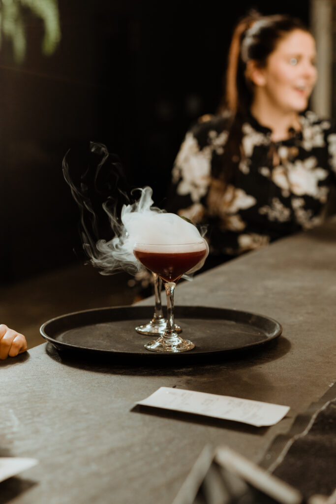 Cocktails on a Tray